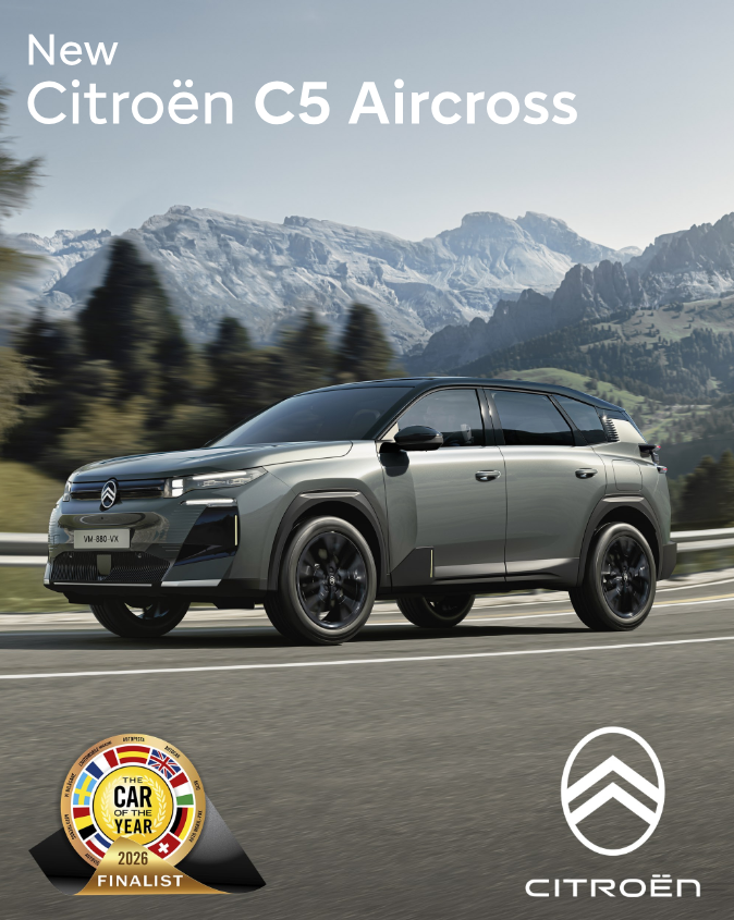 YENİ CITROËN C5 AIRCROSS 2026 AVRUPA’DA YILIN OTOMOBİLİ ÖDÜLÜ (COTY) İÇİN 7 FİNALİST ARASINA SEÇİLDİ!